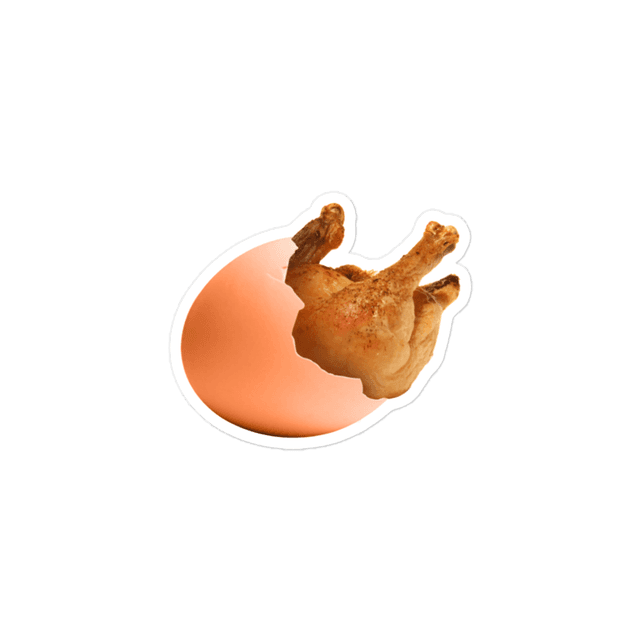 Chicken Egg / 3″×3″ Chicken Egg